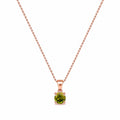 Green stone silver Pendant