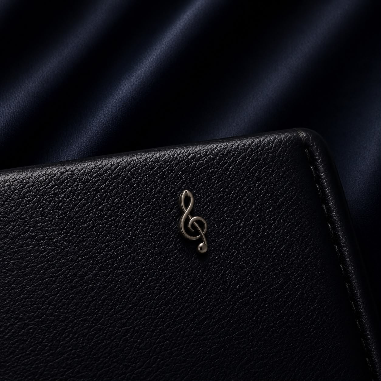 Musical Note Silver Nose Pin