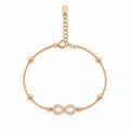 Infinity Love Silver Bracelet