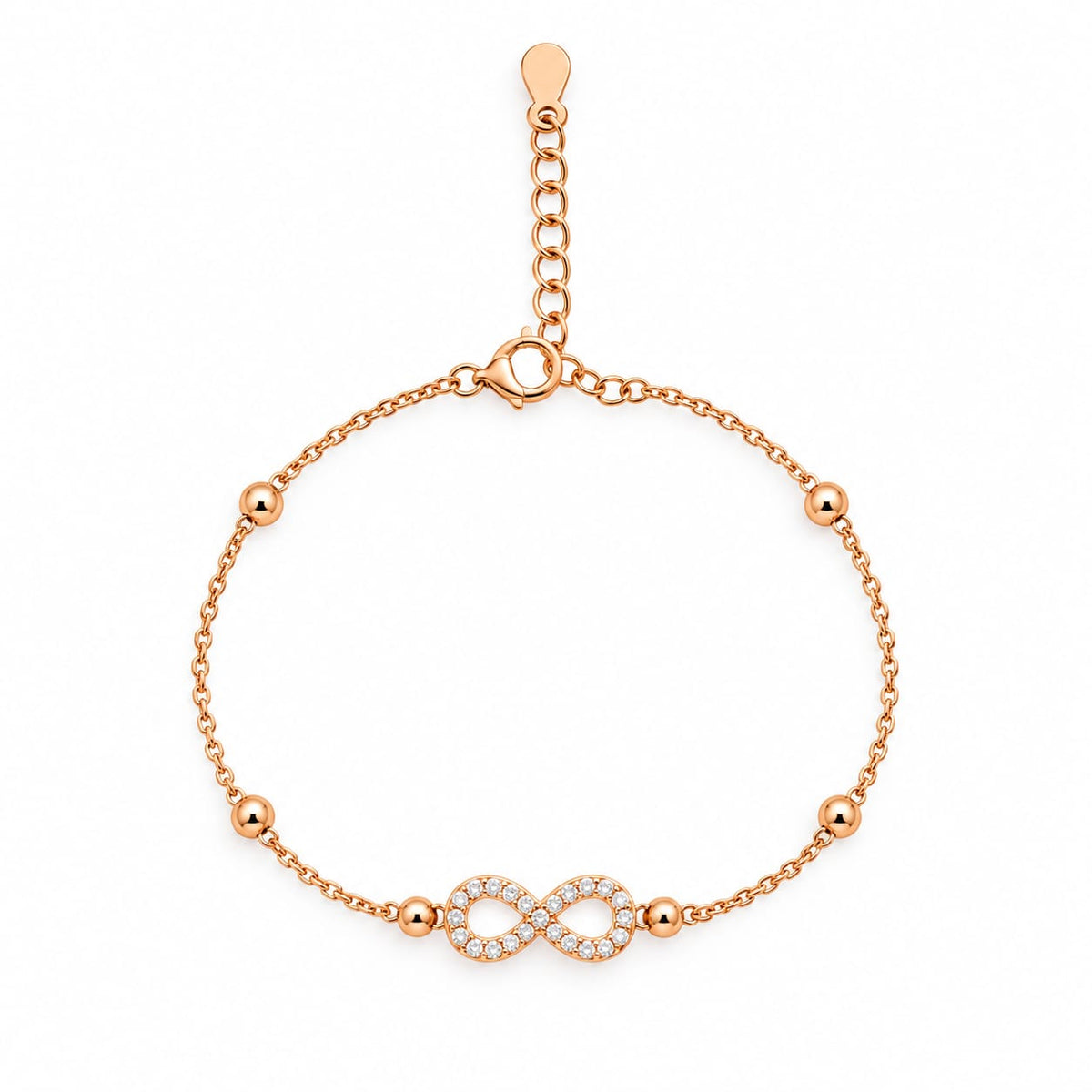 Infinity Love Silver Bracelet