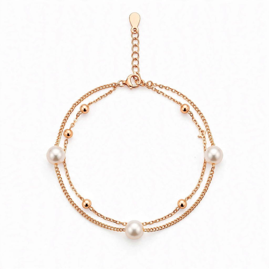 Duo Pearl Strand Bracelet