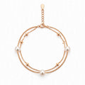 Duo Pearl Strand Bracelet