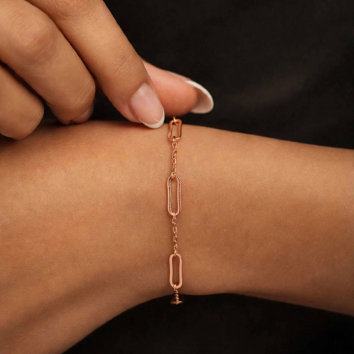 Paperclip Chain Bracelet