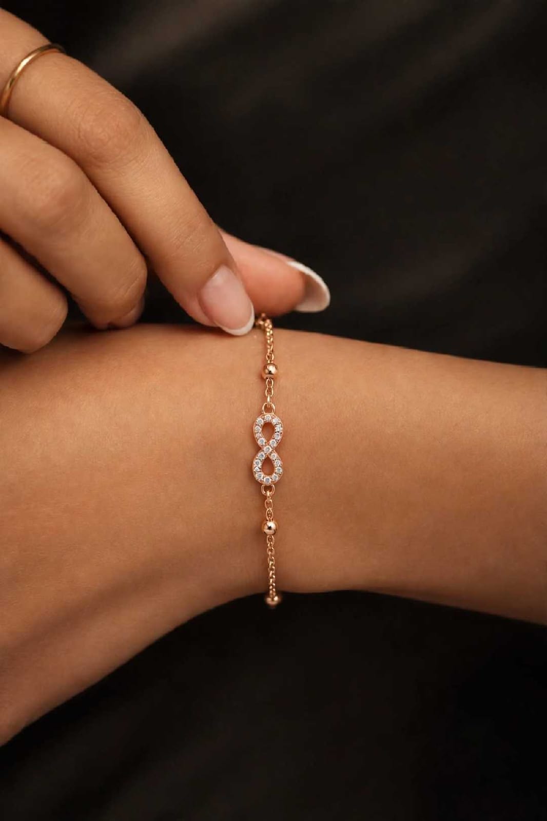 Infinity Love Silver Bracelet